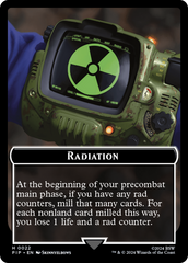 Radiation // Copy Double-Sided Token [Fallout Tokens] | Spectrum Games