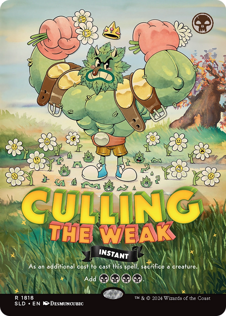 Culling the Weak (Rainbow Foil) [Secret Lair Drop Series] | Spectrum Games