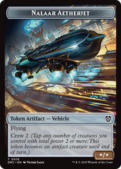 Construct // Nalaar Aetherjet Double-Sided Token [Aetherdrift Tokens] | Spectrum Games