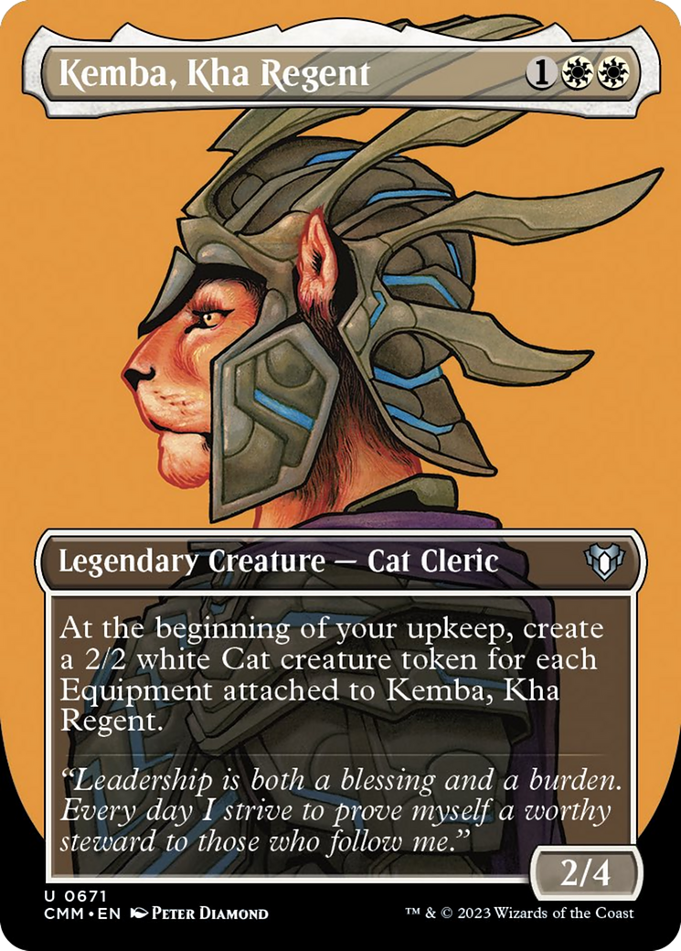 Kemba, Kha Regent (Borderless Profile) [Commander Masters] | Spectrum Games