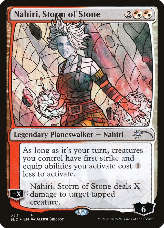 Nahiri, Storm of Stone (Stained Glass) [Secret Lair Drop Promos] | Spectrum Games