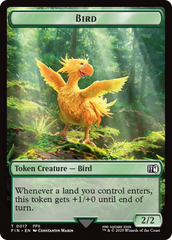 Bird (0017) // Wizard (0015) Double-Sided Token [FINAL FANTASY Tokens] | Spectrum Games