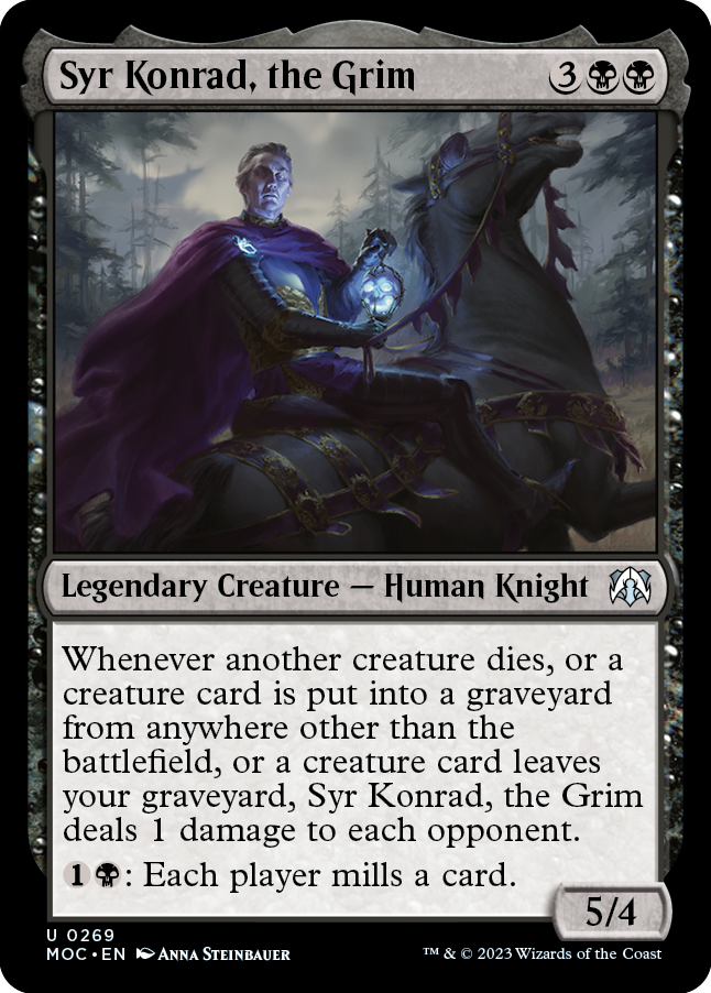 Syr Konrad, the Grim [March of the Machine Commander] | Spectrum Games