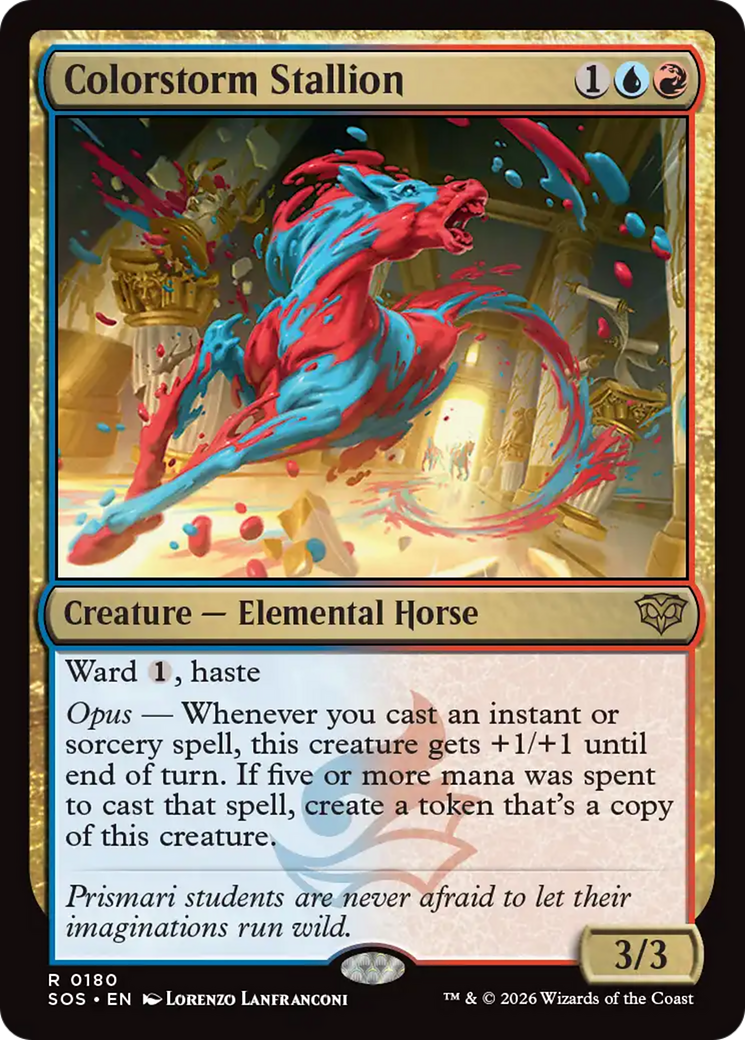 Colorstorm Stallion [Secrets of Strixhaven] | Spectrum Games