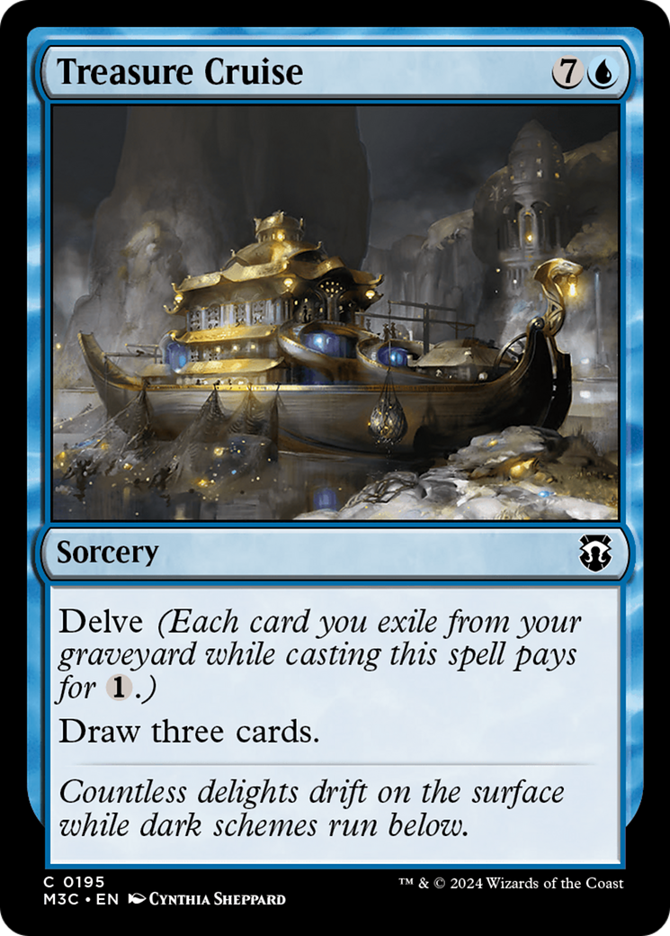 Treasure Cruise (Ripple Foil) [Modern Horizons 3 Commander] | Spectrum Games