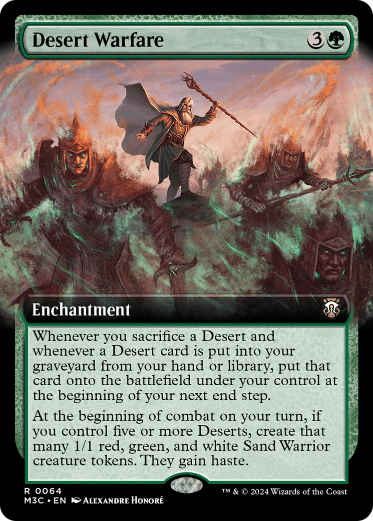 Desert Warfare (Extended Art) [Modern Horizons 3 Commander] | Spectrum Games