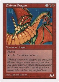 Shivan Dragon (Oversized) [Oversize Cards] | Spectrum Games