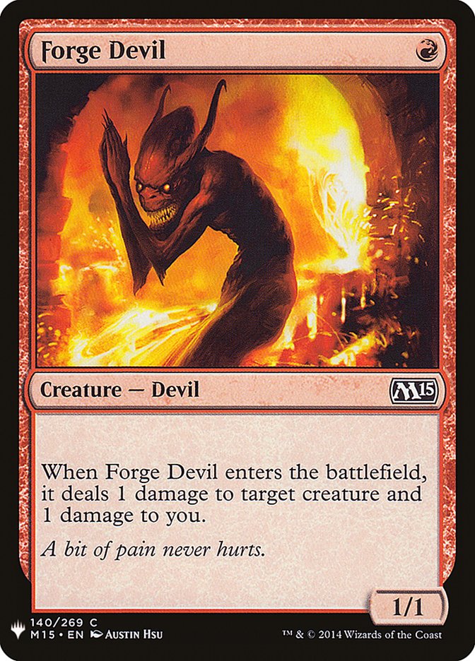 Forge Devil [Mystery Booster] | Spectrum Games