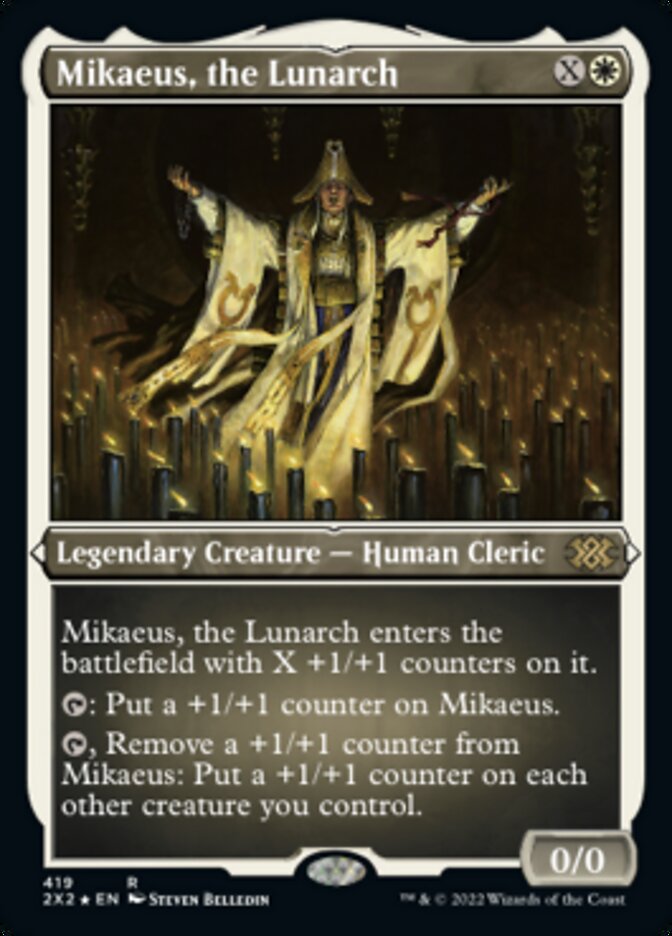 Mikaeus, the Lunarch (Foil Etched) [Double Masters 2022] | Spectrum Games