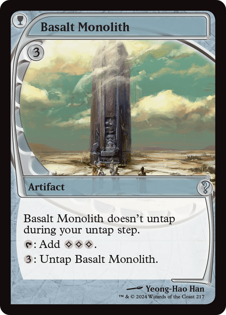 Basalt Monolith (Future Sight) [Mystery Booster 2] | Spectrum Games