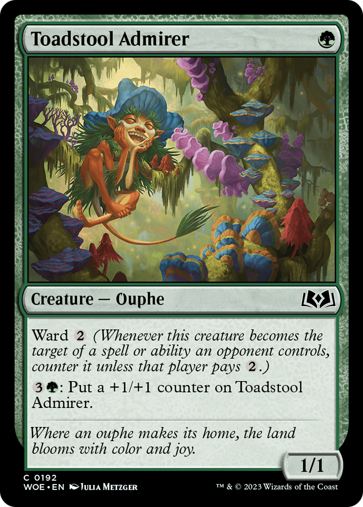 Toadstool Admirer [Wilds of Eldraine] | Spectrum Games