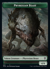 Phyrexian Beast // Wurm Double-Sided Token [Commander Legends: Battle for Baldur's Gate Tokens] | Spectrum Games