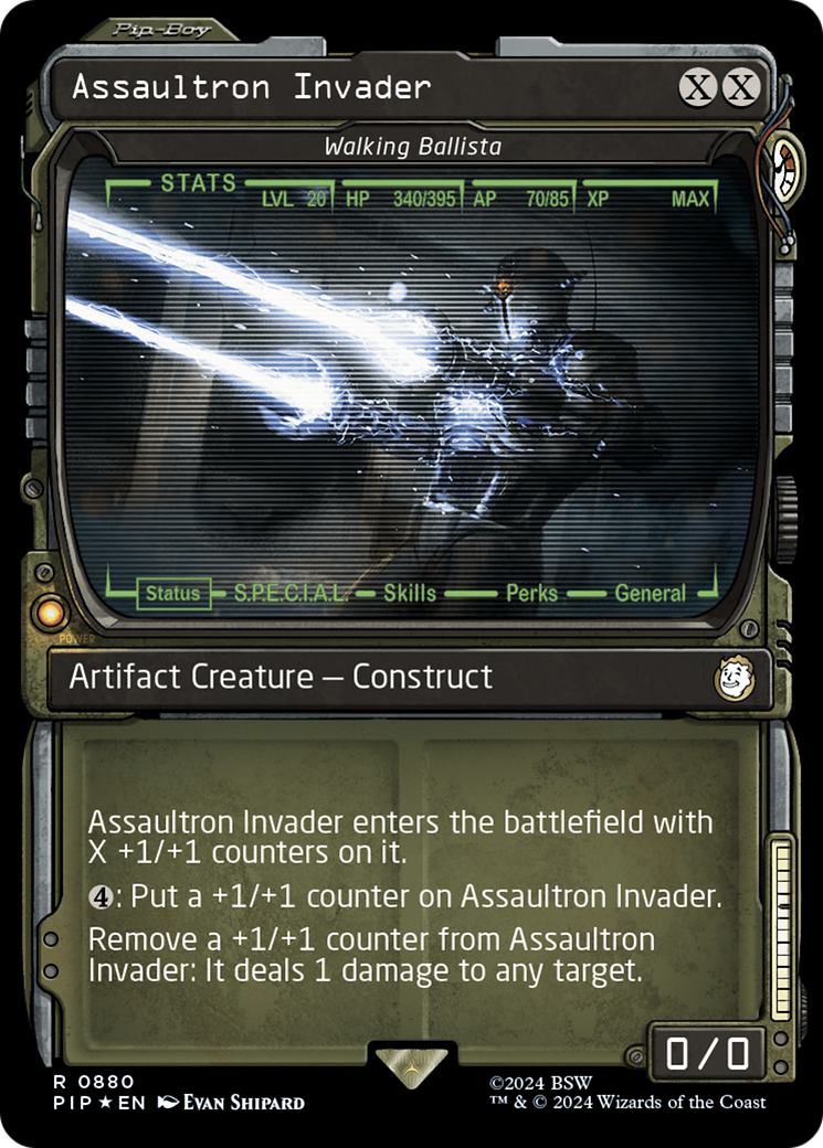 Assaultron Invader - Walking Ballista (Surge Foil) [Fallout] | Spectrum Games