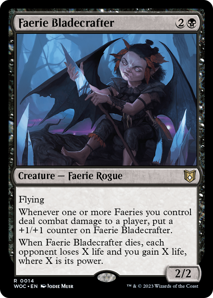 Faerie Bladecrafter [Wilds of Eldraine Commander] | Spectrum Games