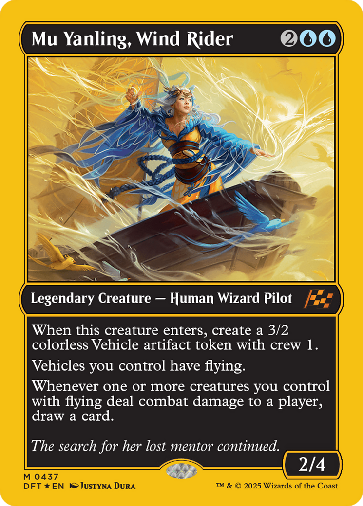 Mu Yanling, Wind Rider (First-Place Foil) [Aetherdrift] | Spectrum Games