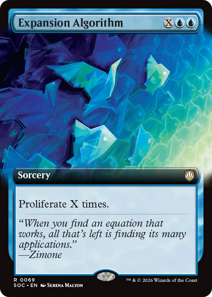 Expansion Algorithm (Extended Art) [Secrets of Strixhaven Commander] | Spectrum Games