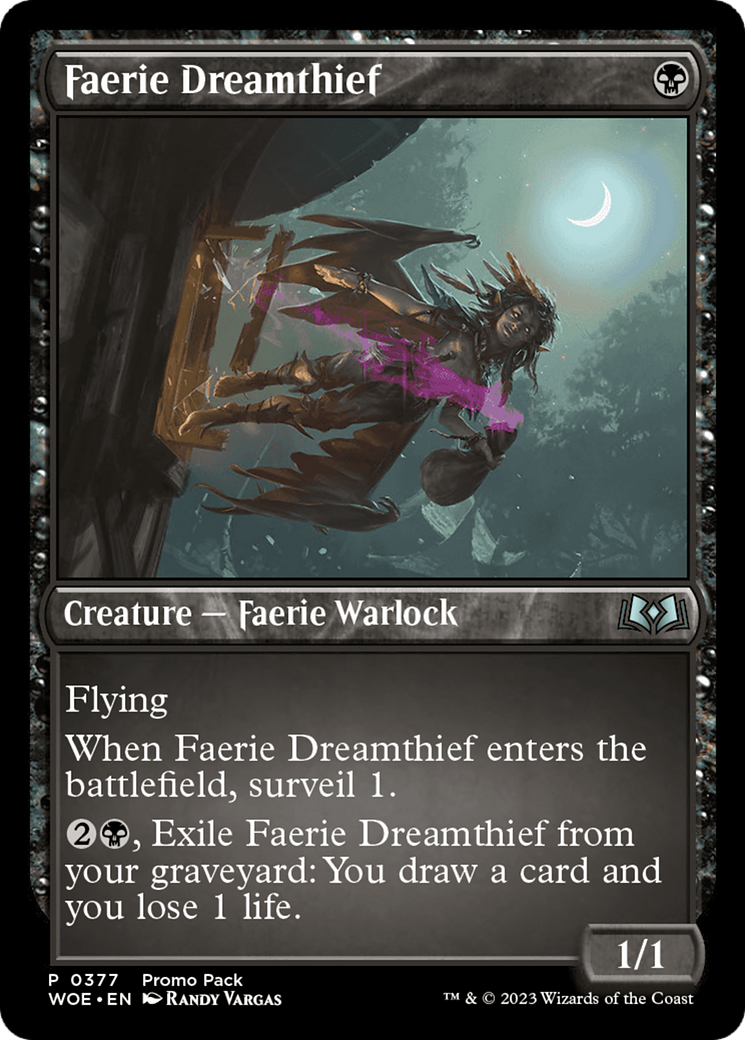 Faerie Dreamthief (Promo Pack) [Wilds of Eldraine Promos] | Spectrum Games
