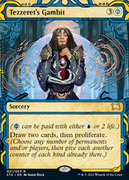 Tezzeret's Gambit (Foil Etched) [Strixhaven: Mystical Archive] | Spectrum Games