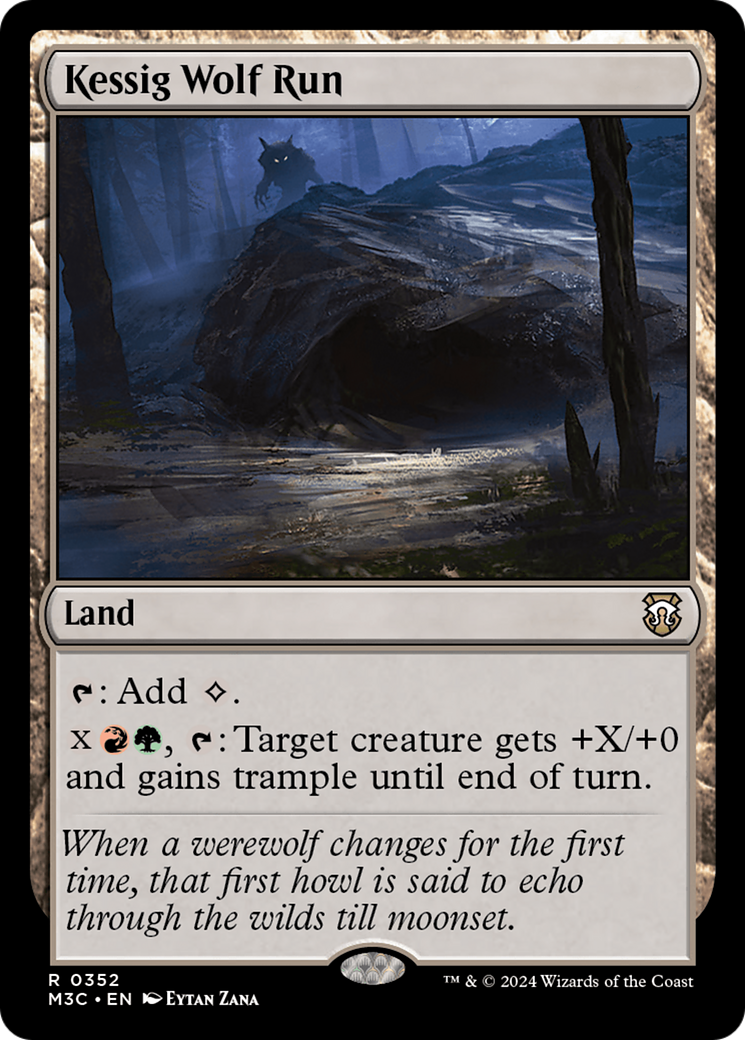 Kessig Wolf Run (Ripple Foil) [Modern Horizons 3 Commander] | Spectrum Games