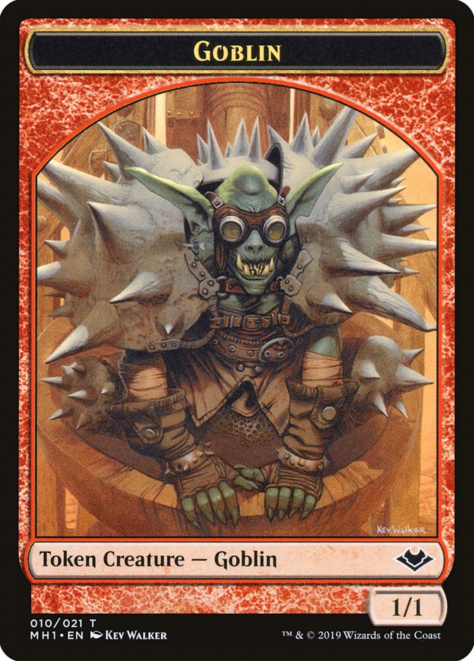 Elemental (009) // Goblin Double-Sided Token [Modern Horizons Tokens] | Spectrum Games