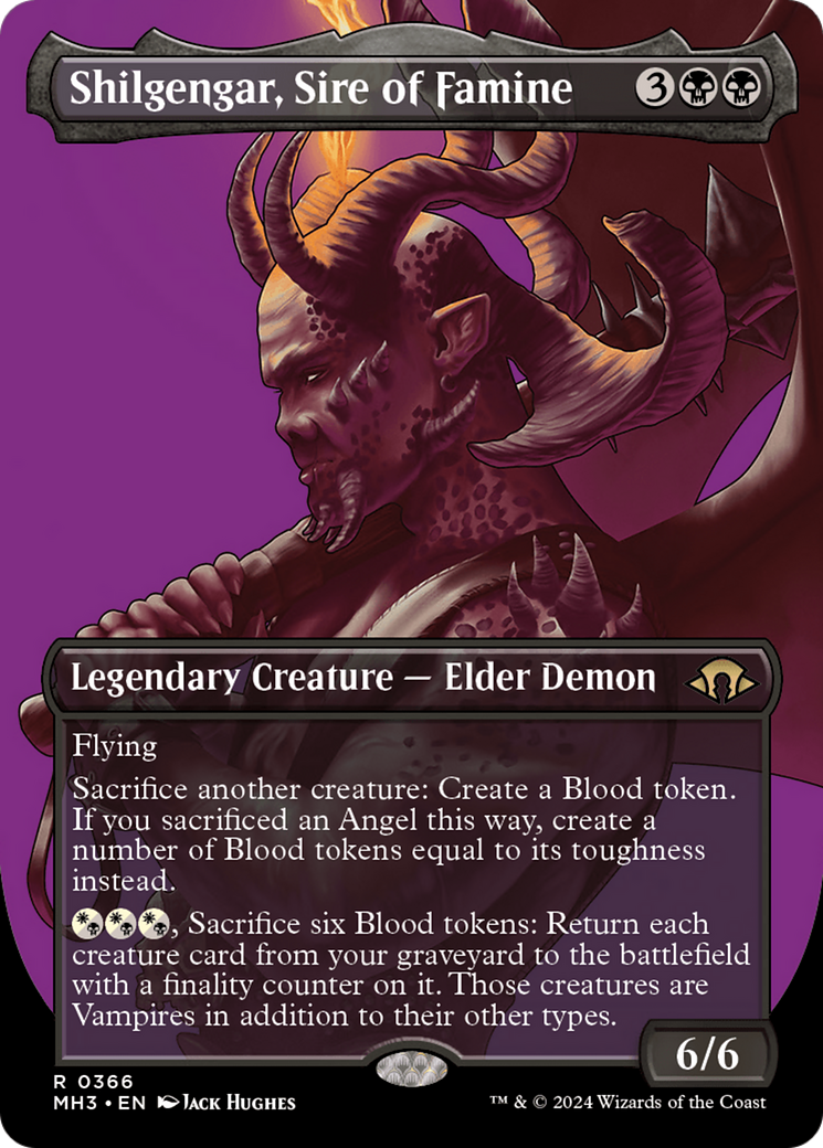 Shilgengar, Sire of Famine (Borderless) [Modern Horizons 3] | Spectrum Games