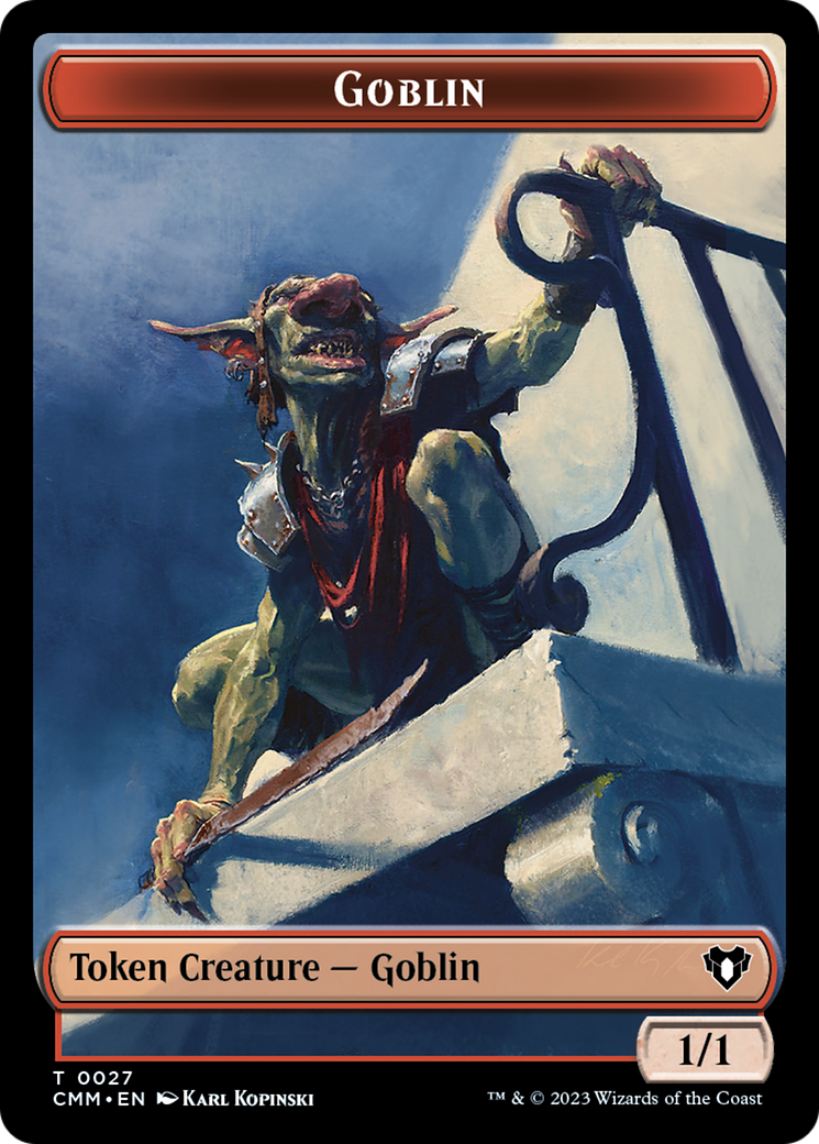 Goblin Token [Commander Masters Tokens] | Spectrum Games