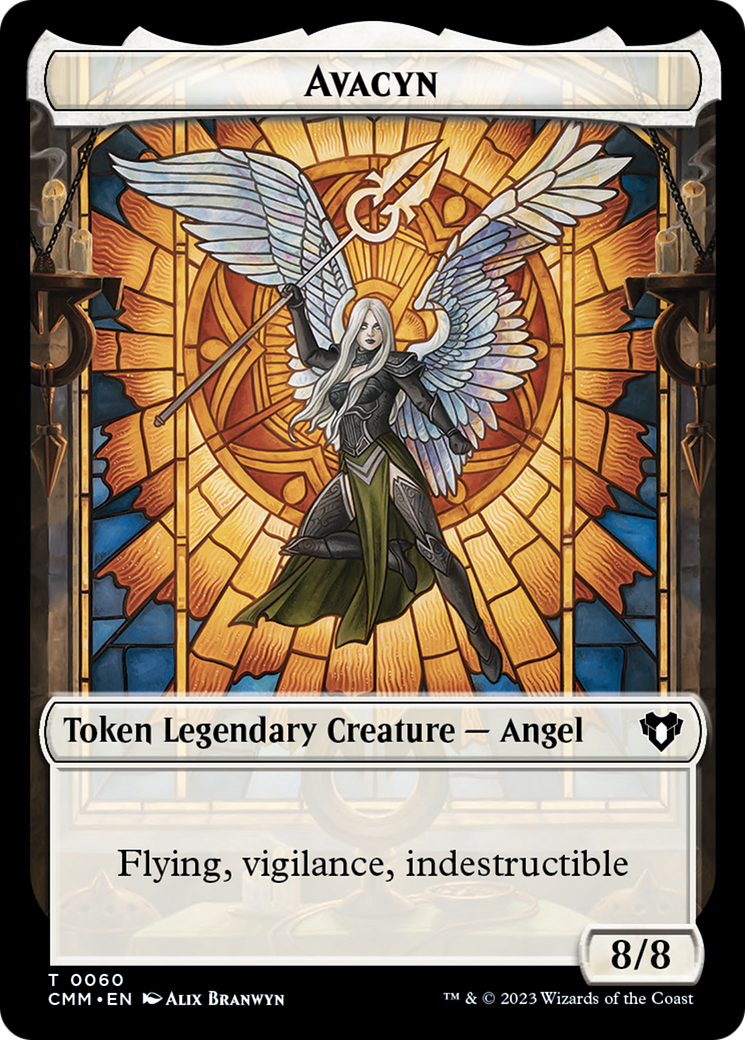 Copy (54) // Avacyn Double-Sided Token [Commander Masters Tokens] | Spectrum Games