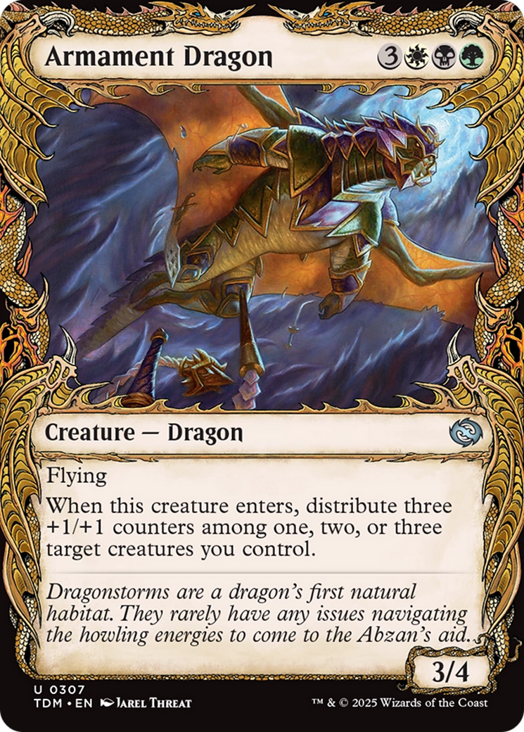 Armament Dragon (Showcase) [Tarkir: Dragonstorm] | Spectrum Games