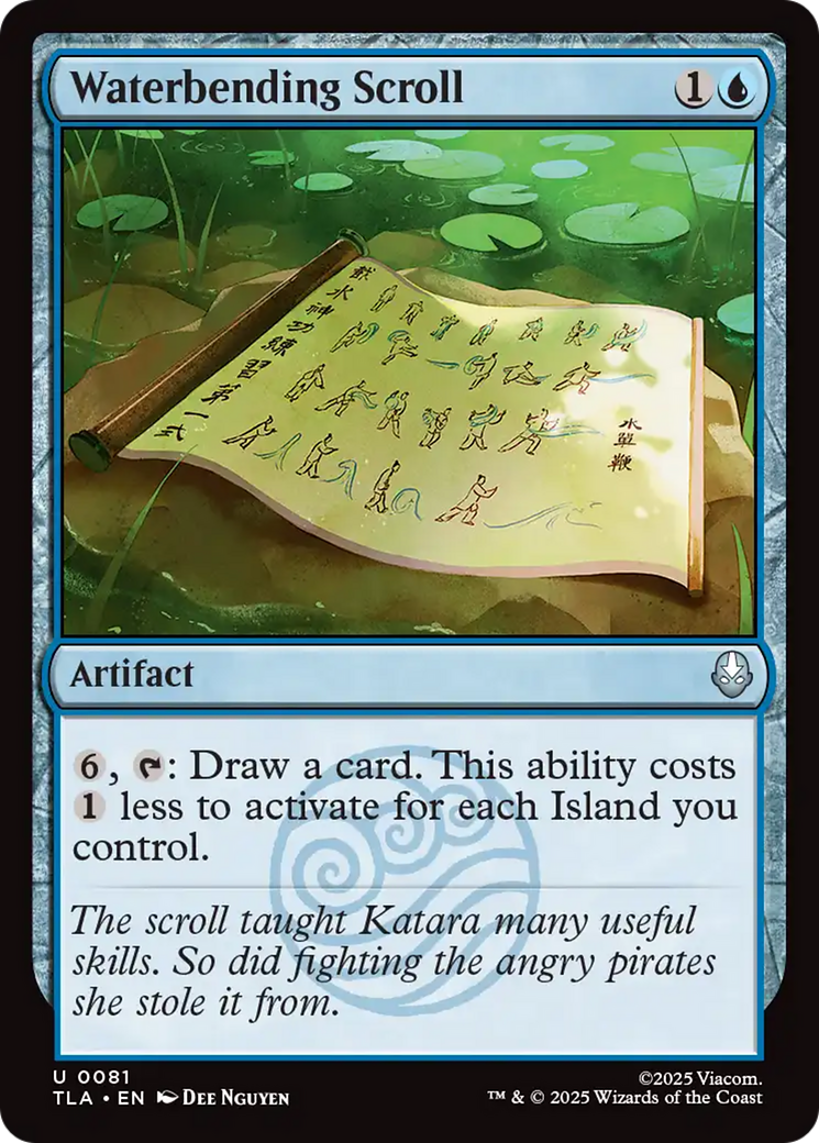 Waterbending Scroll [Avatar: The Last Airbender] | Spectrum Games