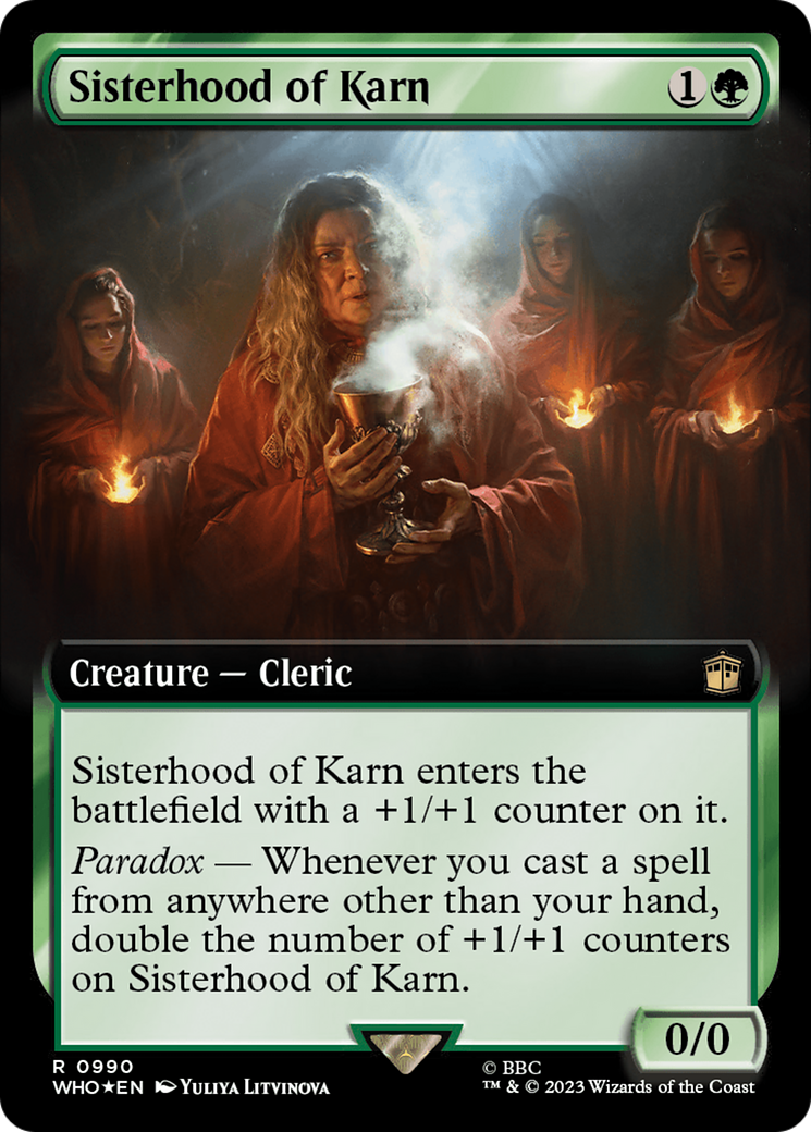 Sisterhood of Karn (Extended Art) (Surge Foil) [Doctor Who] | Spectrum Games