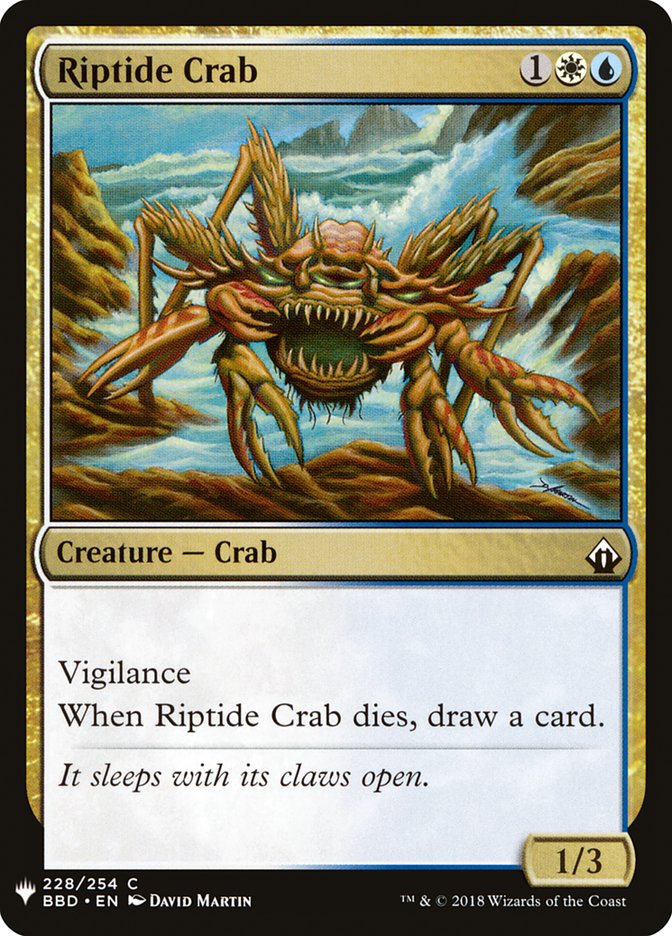 Riptide Crab [Mystery Booster] | Spectrum Games