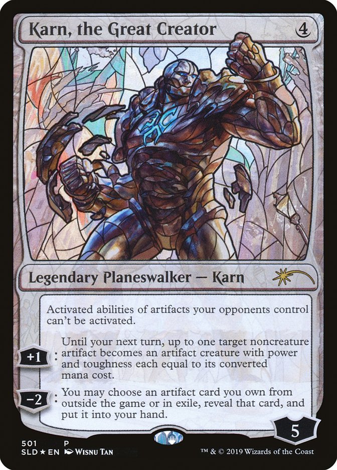 Karn, the Great Creator (Stained Glass) [Secret Lair Drop Promos] | Spectrum Games