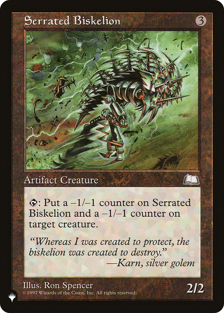 Serrated Biskelion [The List Reprints] | Spectrum Games