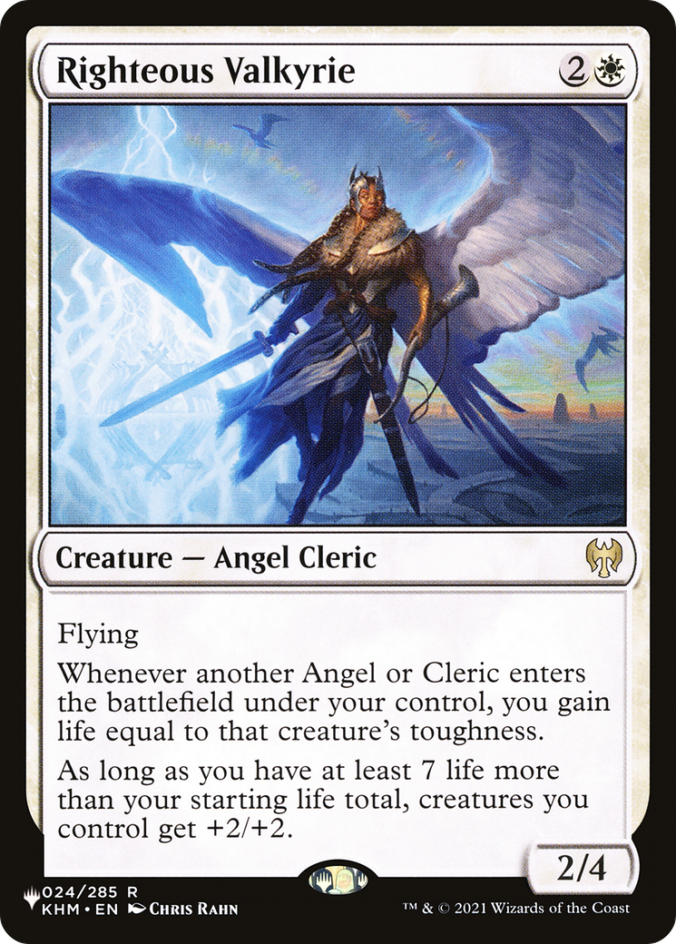 Righteous Valkyrie [Secret Lair: Angels] | Spectrum Games
