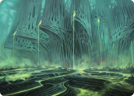 Swamp Art Card [Phyrexia: All Will Be One Art Series] | Spectrum Games