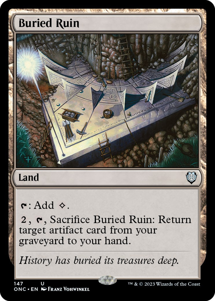 Buried Ruin [Phyrexia: All Will Be One Commander] | Spectrum Games