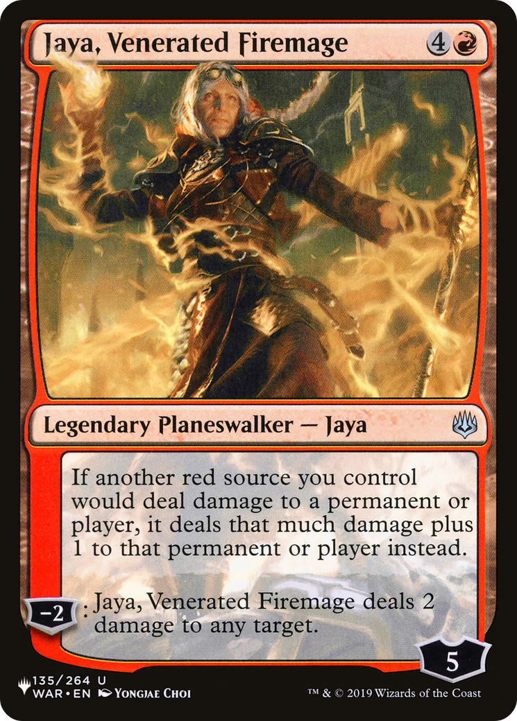 Jaya, Venerated Firemage [The List Reprints] | Spectrum Games