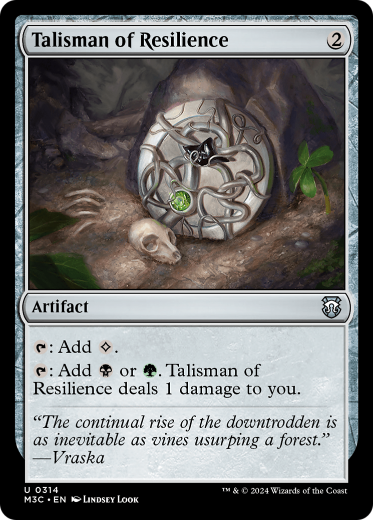 Talisman of Resilience (Ripple Foil) [Modern Horizons 3 Commander] | Spectrum Games