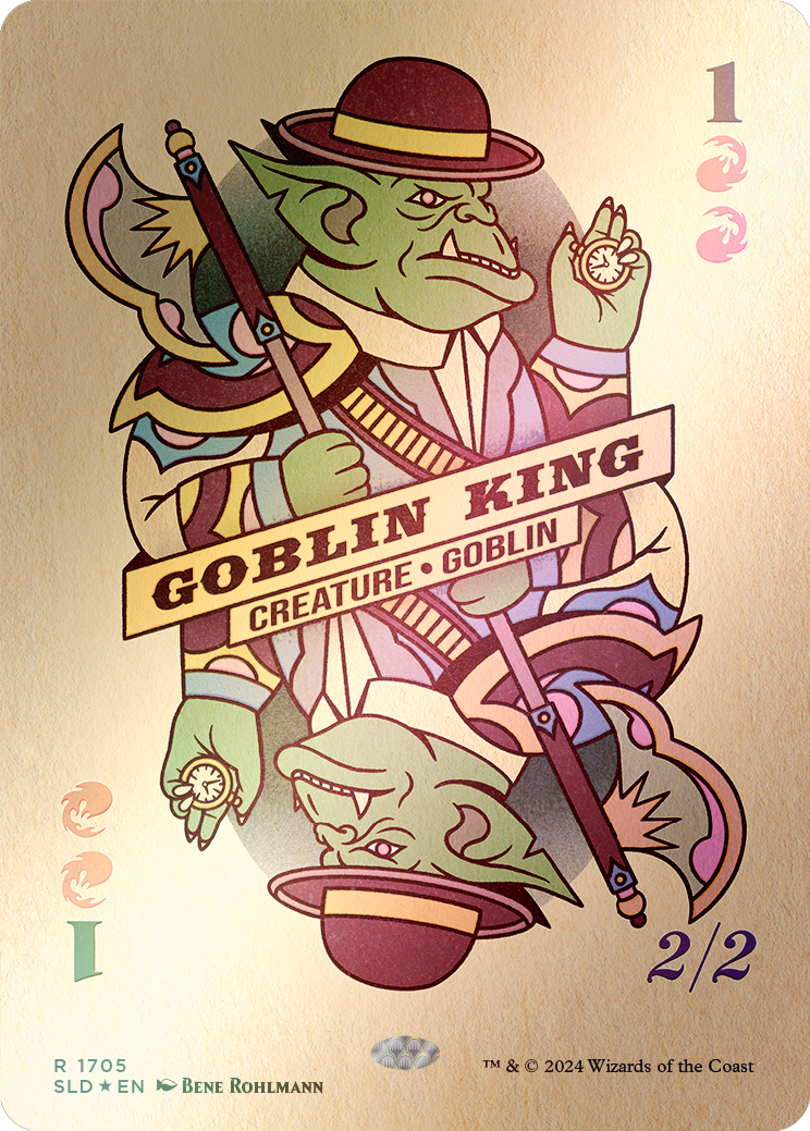 Goblin King (1705) (Rainbow Foil) [Secret Lair Drop Series] | Spectrum Games