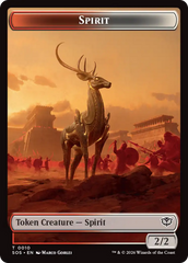 Copy // Spirit (0010) Double-Sided Token [Secrets of Strixhaven Tokens] | Spectrum Games