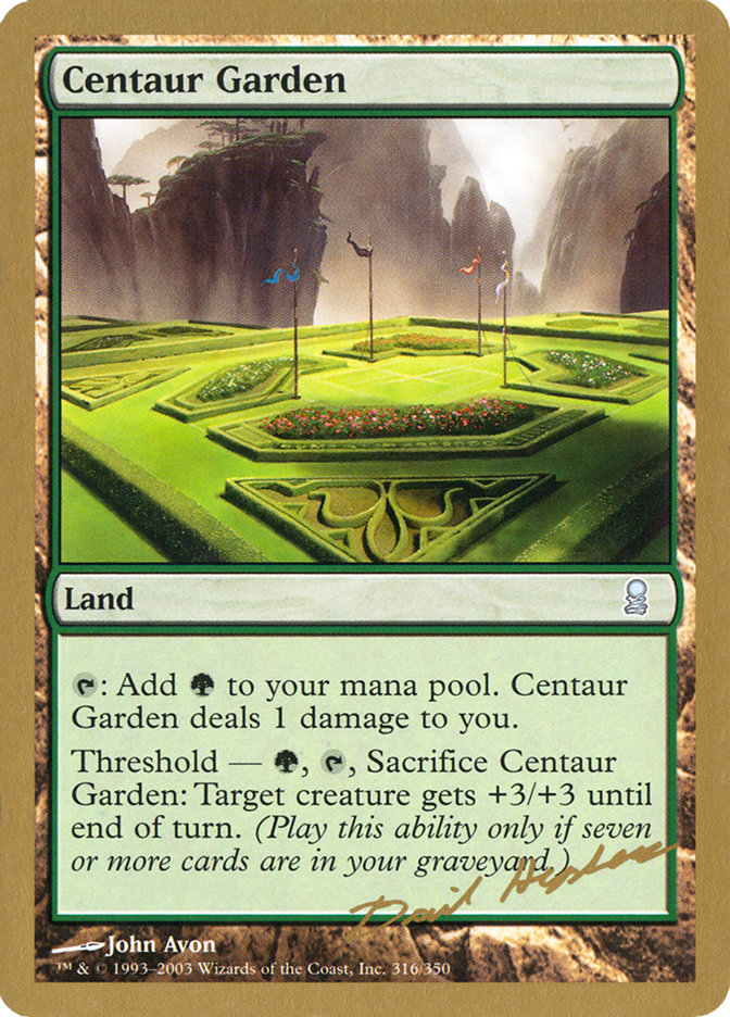 Centaur Garden (Dave Humpherys) [World Championship Decks 2003] | Spectrum Games