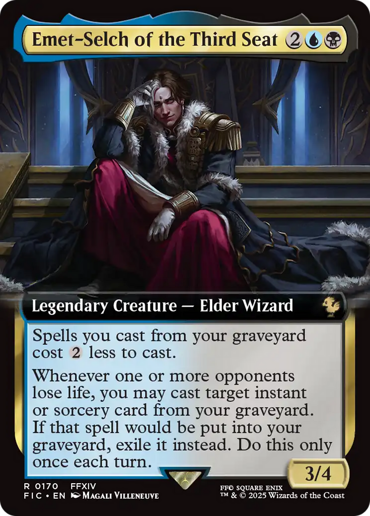 Emet-Selch of the Third Seat (Extended Art) [FINAL FANTASY Commander] | Spectrum Games