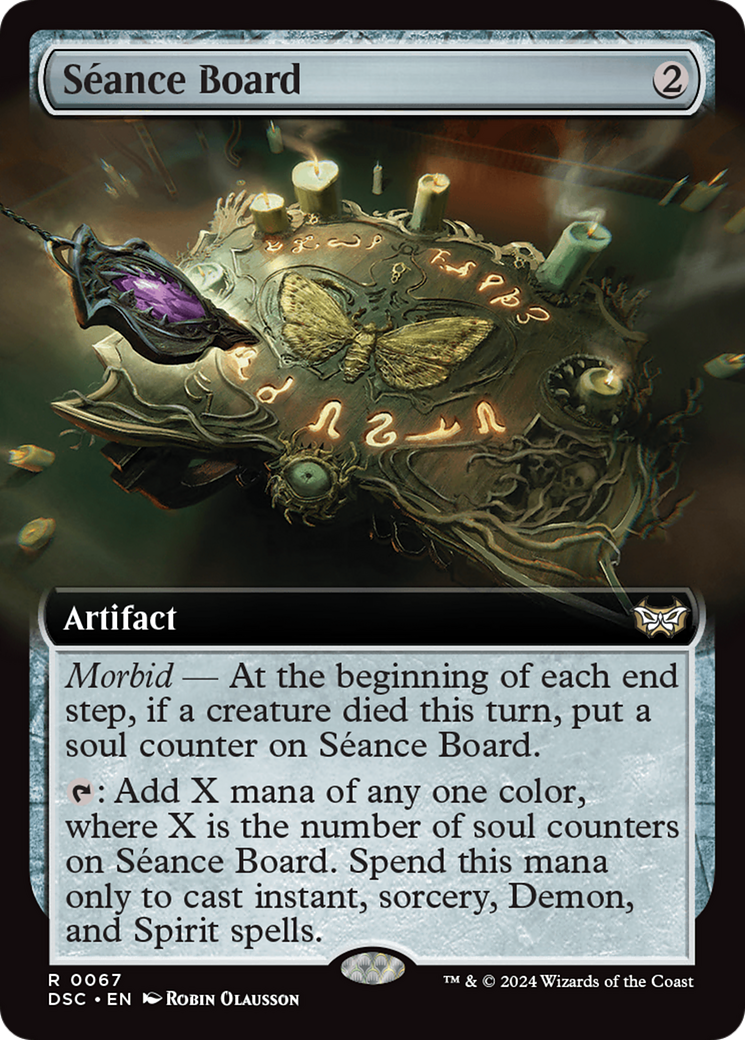 Seance Board (Extended Art) [Duskmourn: House of Horror Commander] | Spectrum Games