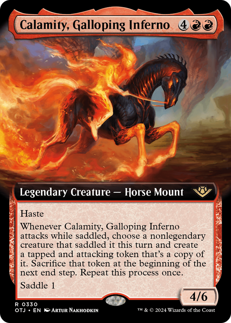 Calamity, Galloping Inferno (Extended Art) [Outlaws of Thunder Junction] | Spectrum Games