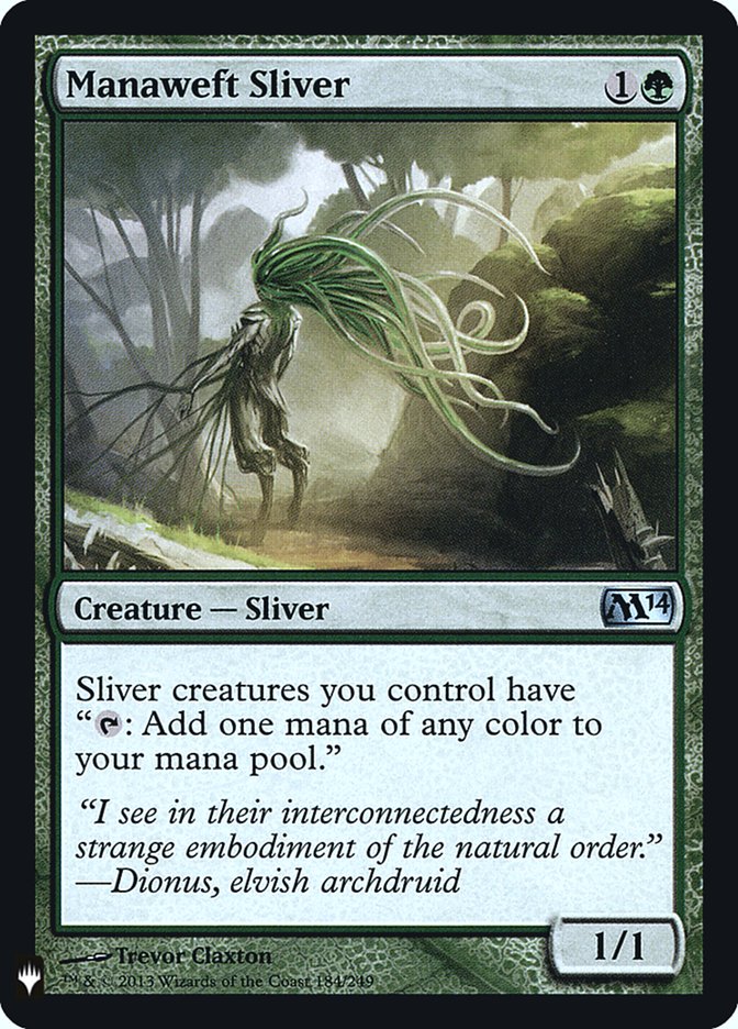 Manaweft Sliver [Mystery Booster] | Spectrum Games