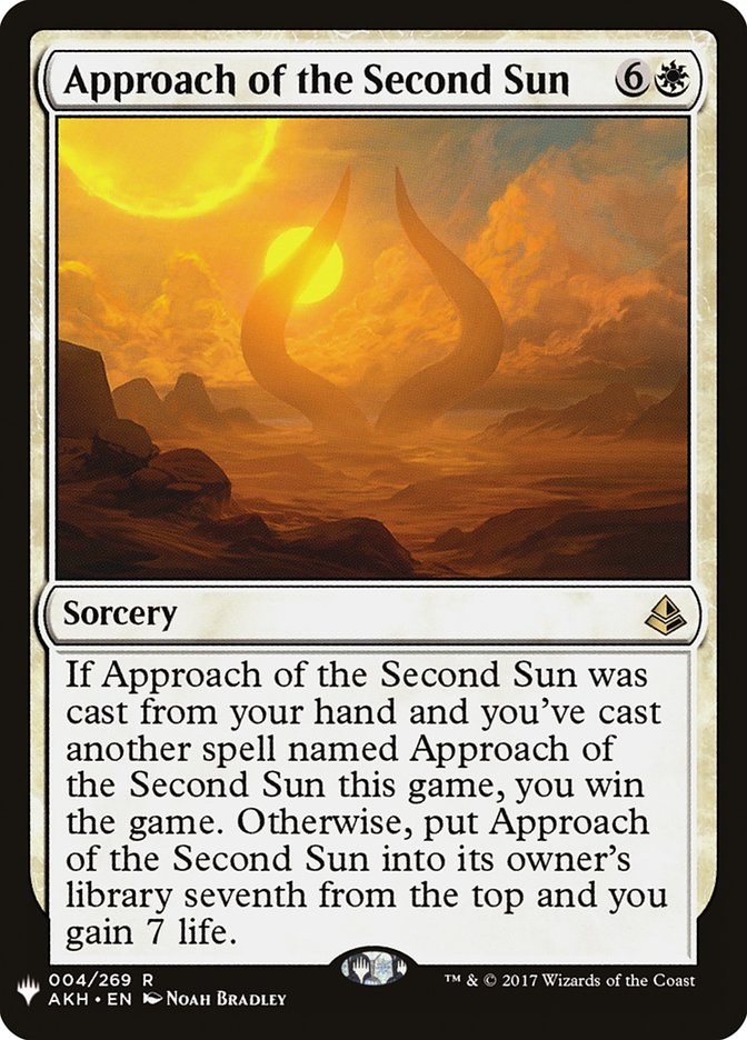 Approach of the Second Sun [Mystery Booster] | Spectrum Games