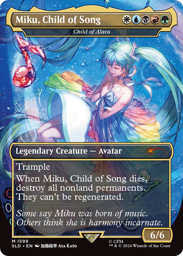Miku, Child of Song - Child of Alara [Secret Lair Drop Series] | Spectrum Games