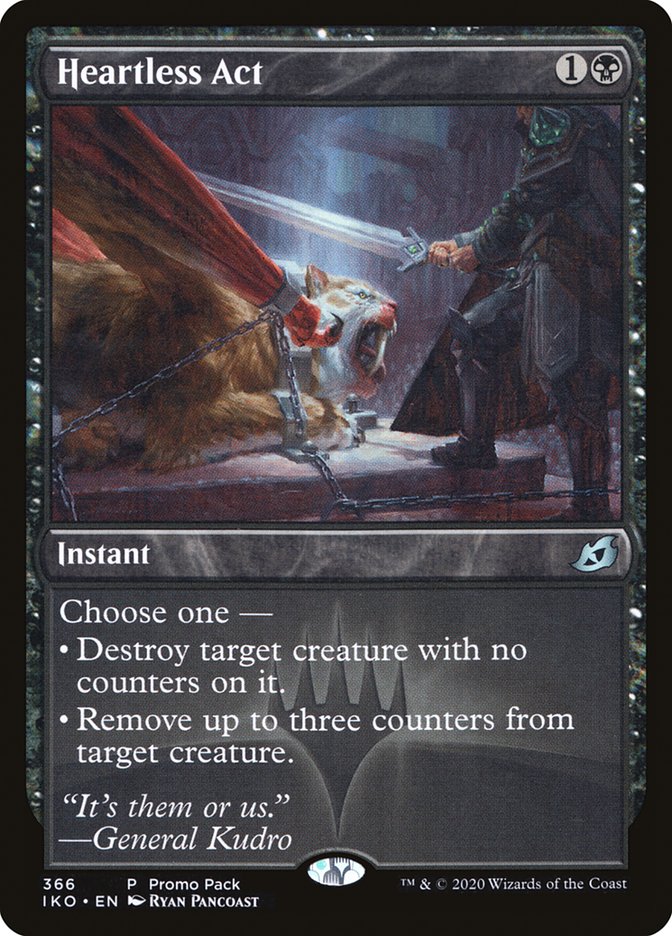 Heartless Act (Promo Pack) [Ikoria: Lair of Behemoths Promos] | Spectrum Games