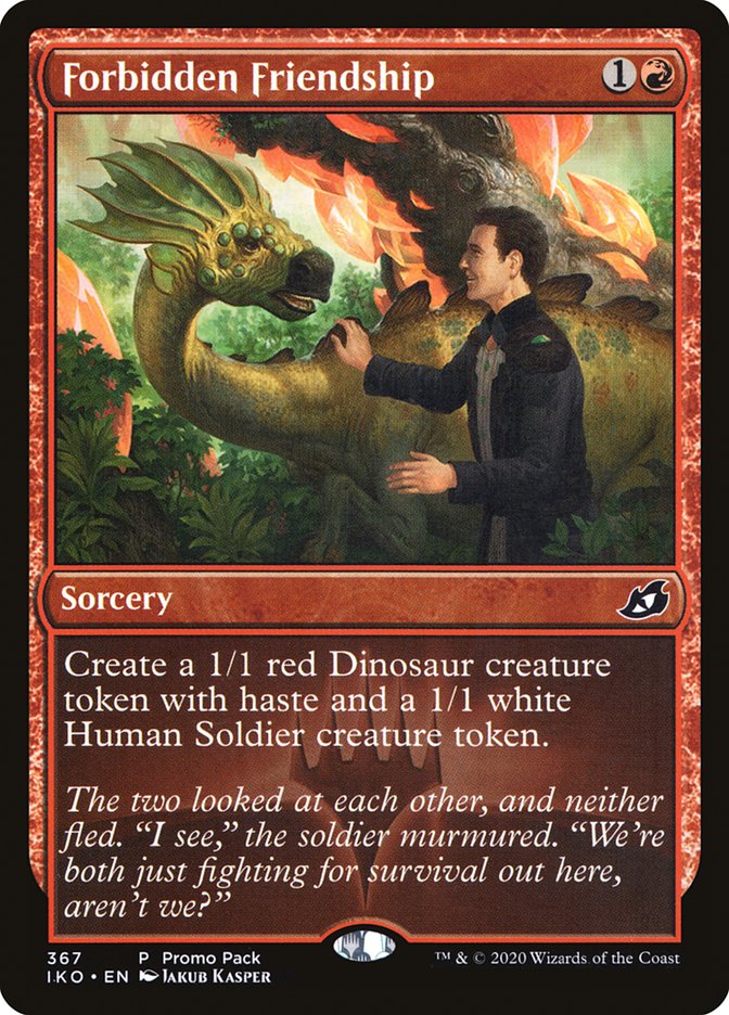 Forbidden Friendship (Promo Pack) [Ikoria: Lair of Behemoths Promos] | Spectrum Games