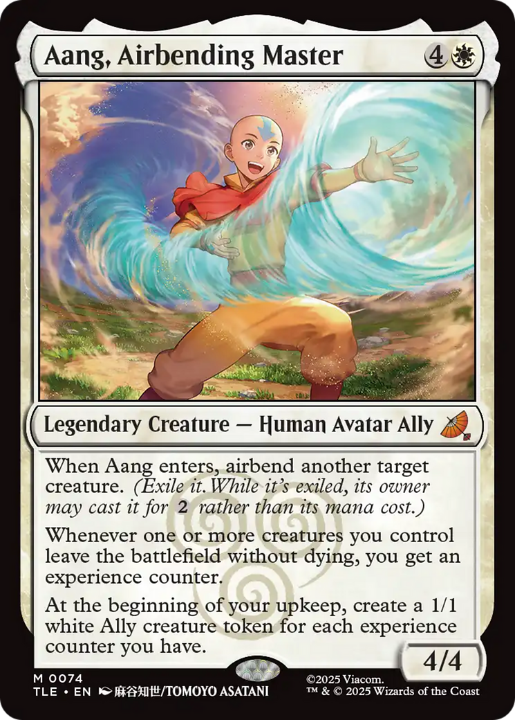 Aang, Airbending Master [Avatar: The Last Airbender: Eternal-Legal] | Spectrum Games